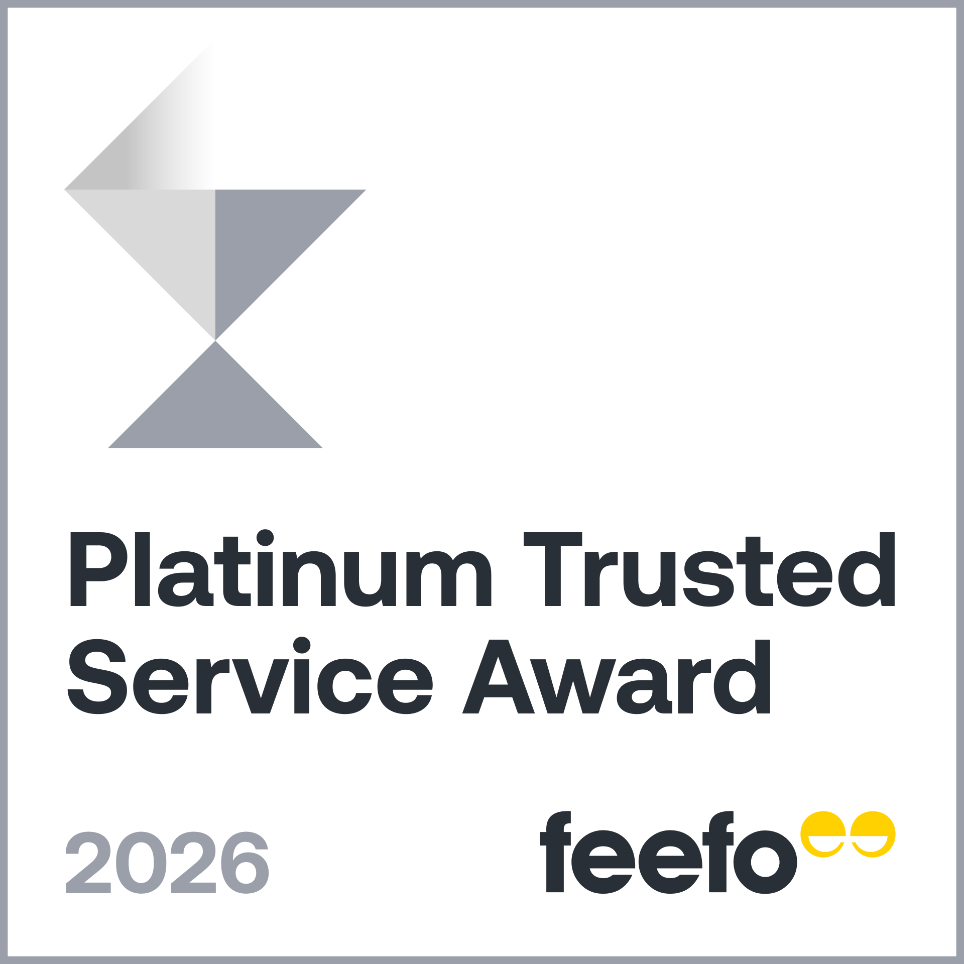 Feefo platinum logo 2026